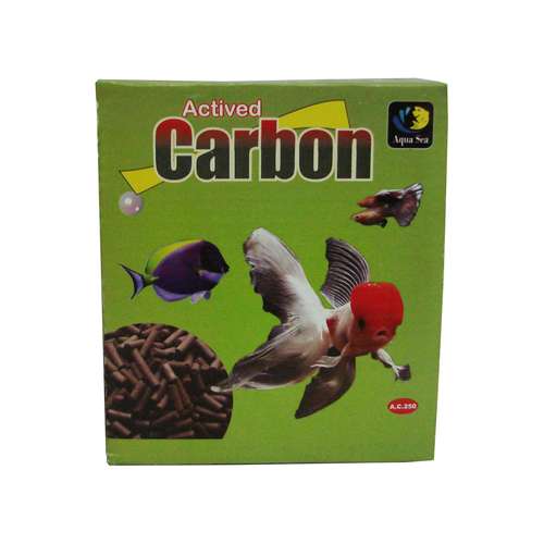 ذغال اکتیو آکواریوم آکواسی کد 250 وزن 250 گرم
