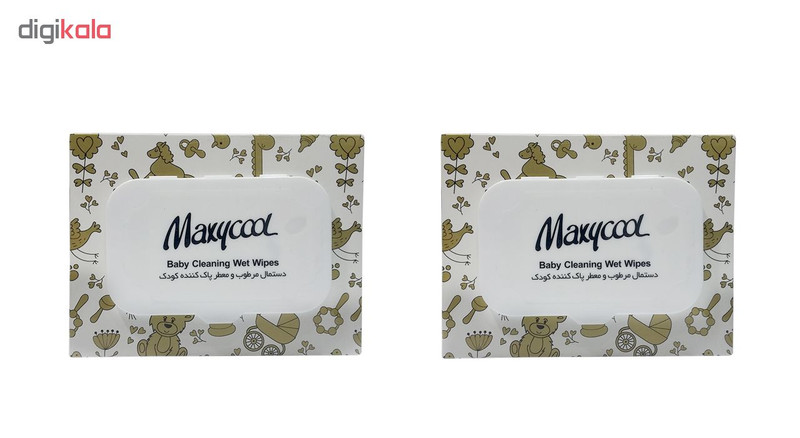 دستمال مرطوب کودک ماکسی کول مدل Body Cleaning دو بسته 40 عددی