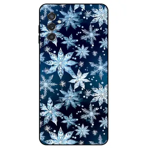 کاور مگافون طرح برف مدل 2824 مناسب برای گوشی موبایل سامسونگ Galaxy M52   