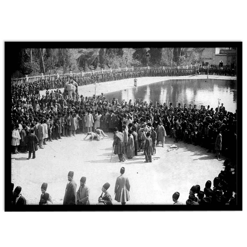 تابلو بکلیت طرح تاریخی تهران قدیم مدل B-14435