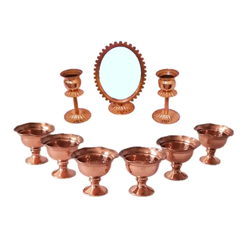 ست 9 تکه هفت سین مسی کد 02