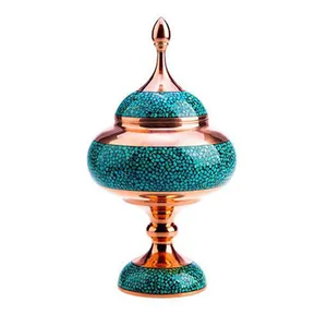 شکلات خوری فیروزه کاری کوچک ک کد010