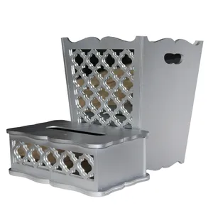 ست سطل و جای دستمال کاغذی مدل G190