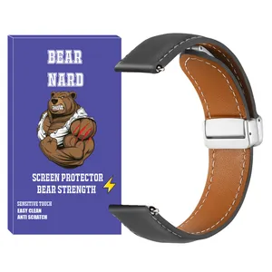 بند برنارد مدل Mag Leather BR TW مناسب برای ساعت هوشمند گلوریمی GX Sport / GX Race 22mm