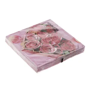 دستمال سفره کالرفول لایف مدل LN0470 بسته 20 عددی