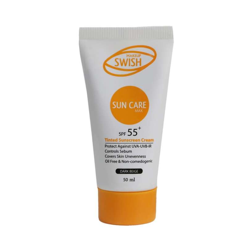 کرم ضد آفتاب رنگی سوئیش میکاپ مدل بژ تیره SPF 55 حجم 50 میلی لیتر کرم ضد آفتاب رنگی سوئیش میکاپ مدل بژ تیره SPF 55 حجم 50 میلی لیتر