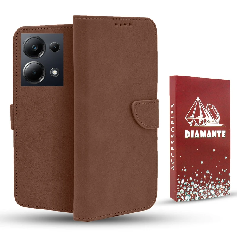 کیف کلاسوری دیامانته مدل Nezhad Ros مناسب برای گوشی موبایل شیائومی Poco M6 Pro 4G