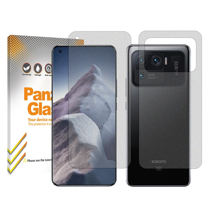 محافظ صفحه نمایش مات پنزر گلس مدل Resistant مناسب برای گوشی موبایل شیائومی Mi 11 Ultra به همراه محافظ پشت گوشی