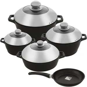 سرویس 10 پارچه دسته کلاسیک پیاژه کاندید با در استیل