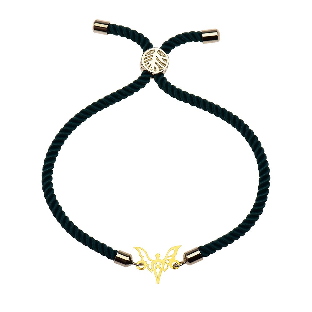 دستبند طلا 18 عیار دخترانه کرابو طرح فرشته مدل Krd1080