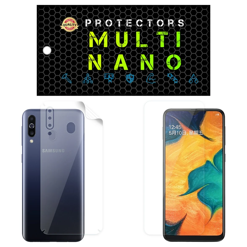  محافظ صفحه نمایش مولتی نانو مدل X-SFT مناسب برای گوشی موبایل سامسونگ Galaxy M30 به همراه محافظ پشت
