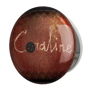 آینه جیبی خندالو طرح کورالاین Coraline مدل تاشو کد 20769 