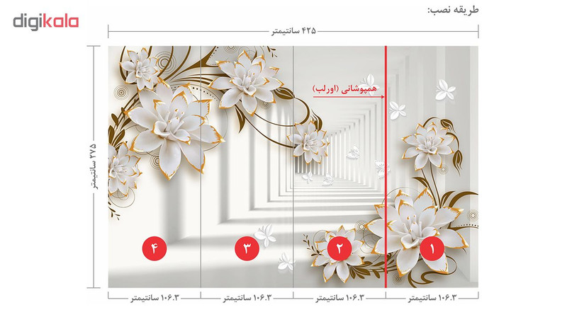 کاغذ دیواری مدل 2118609