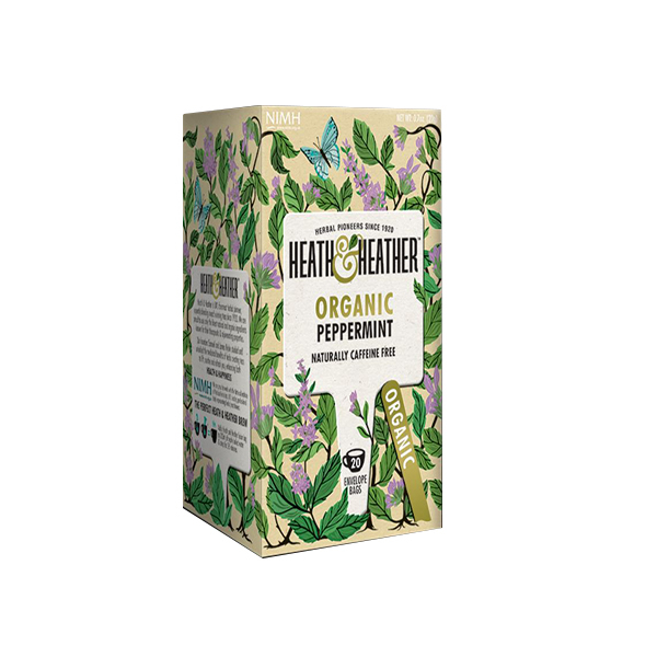 دمنوش هیت و هیتر مدل Organic Peppermint مقدار 20 عددی