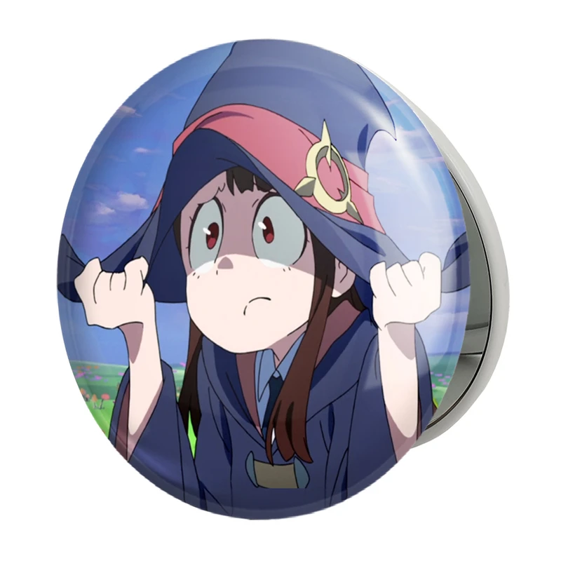 آینه جیبی خندالو طرح اکو انیمه جادوگران کوچک Little Witch Academia مدل تاشو کد 22932 