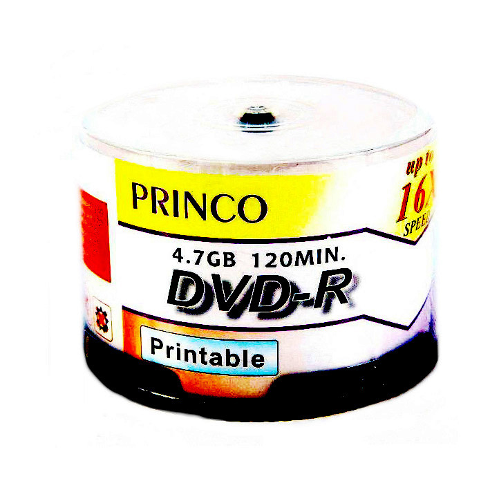 دی وی دی خام پرینکو مدل DVD-R بسته 9 عددی