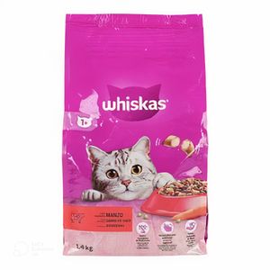 غذای خشک گربه بالغ ویسکاس مدل بیف وزن 1400 گرم