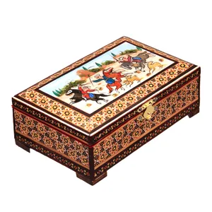 جعبه جواهرات خاتم کاری کد 6-70012