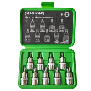 سری آچار بکس ستاره ای شاران مدل STXB9 مجموعه 9 عددی