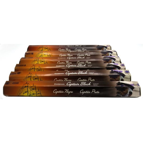 عود خوشبو کننده دارشان مدل Captain Black مجموعه 6 عددی عود خوشبو کننده دارشان مدل Captain Black مجموعه 6 عددی