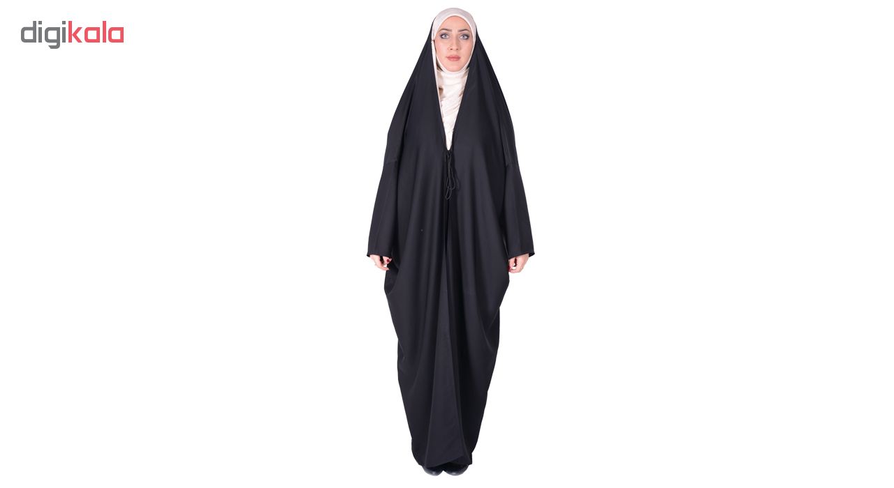 چادر اماراتی کرپ کن کن ژرژت شهر حجاب مدل 8017