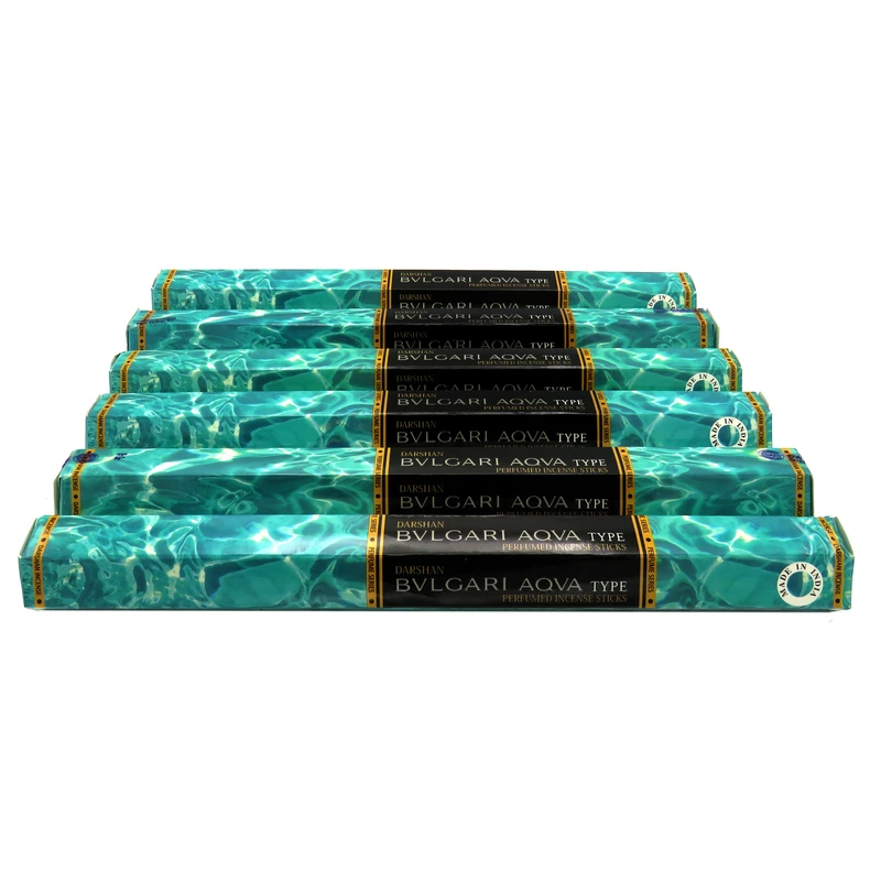 عود خوشبو کننده دارشان مدل BVLGARI AQVA مجموعه 6 عددی