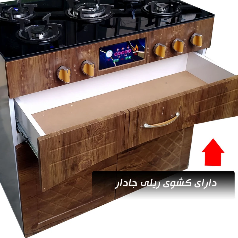 اجاق گاز دنپاسر مدل denMDF2D عکس شماره 4