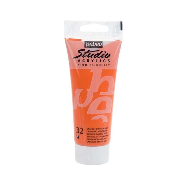 رنگ اکریلیک پ ب او مدل Studio کد رنگ 32 حجم 100 میلی لیتر