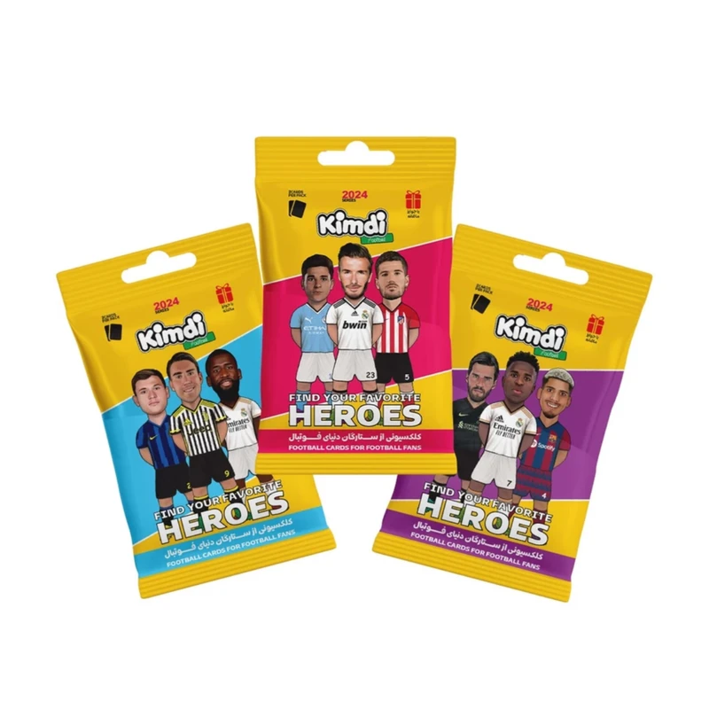 اسباب بازی شانسی کیمدی مدل فوتبالی 2024 مجموعه 3 عددی