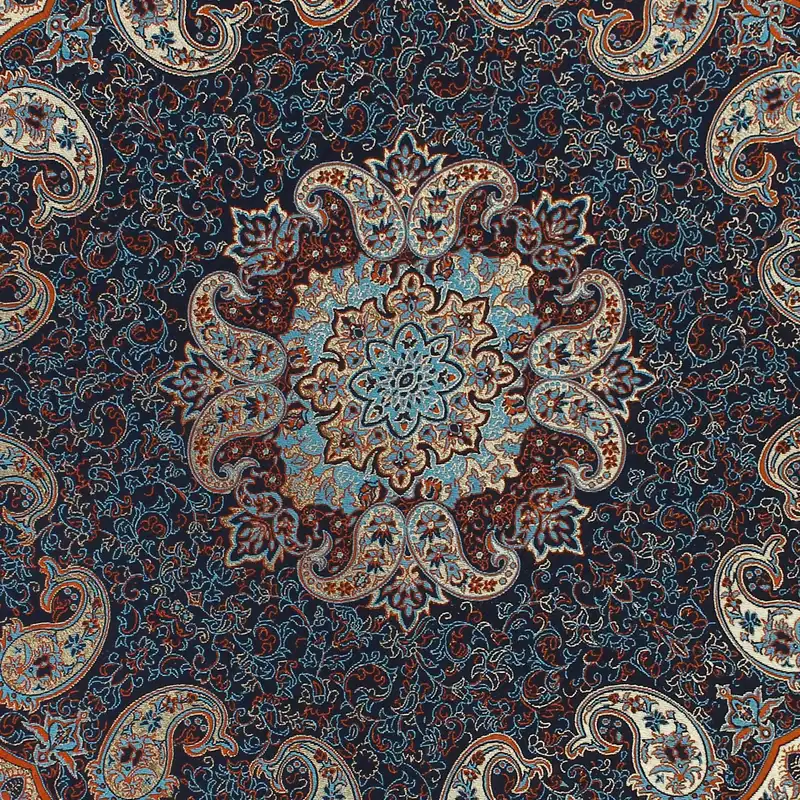 ست 5تکه رومیزی ترمه طرح نسترن