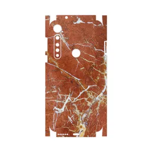 MAHOOT Red Marble-FullSkin Cover Sticker for Motorola One Vision Plus