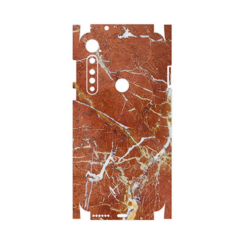برچسب پوششی ماهوت مدل Red Marble-FullSkin مناسب برای گوشی موبایل موتورولا One Vision Plus