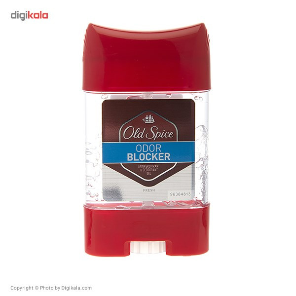 ژل شفاف ضد تعریق مردانه الد اسپایس مدل Odor Blocker حجم 70 میلی لیتر