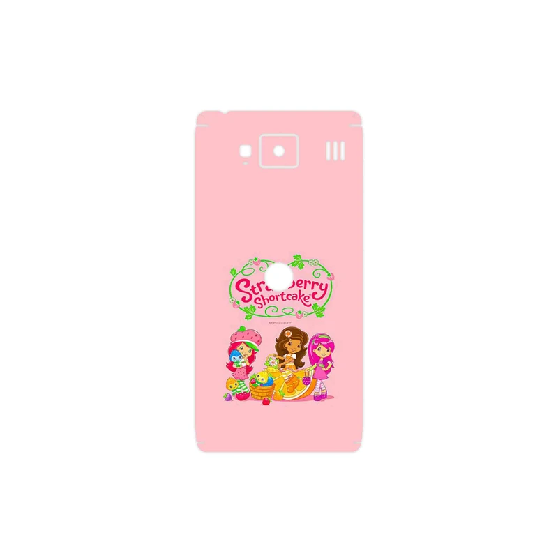 برچسب پوششی ماهوت مدل Strawberry Shortcake مناسب برای گوشی موبایل موتورولا Droid Razr HD