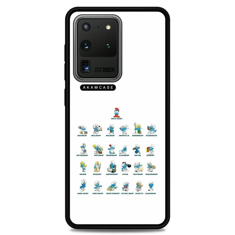 کاور آکام مدل AMC-WSGS20U-SMURFS-3 مناسب برای گوشی موبایل سامسونگ Galaxy S20 Ultra