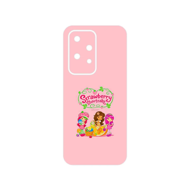 برچسب پوششی ماهوت مدل Strawberry Shortcake مناسب برای گوشی موبایل آنر 200 Lite
