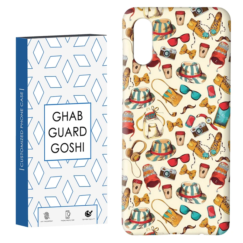 کاور قاب گارد گوشی طرح عینک و کلاه کد Dimo-788 مناسب برای گوشی موبایل سامسونگ Galaxy A02 / M02