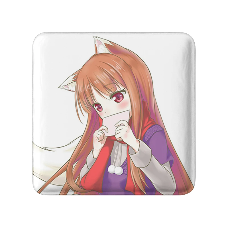 پیکسل خندالو طرح هولو انیمه ادویه و گرگ مدل مربعی کد 36126