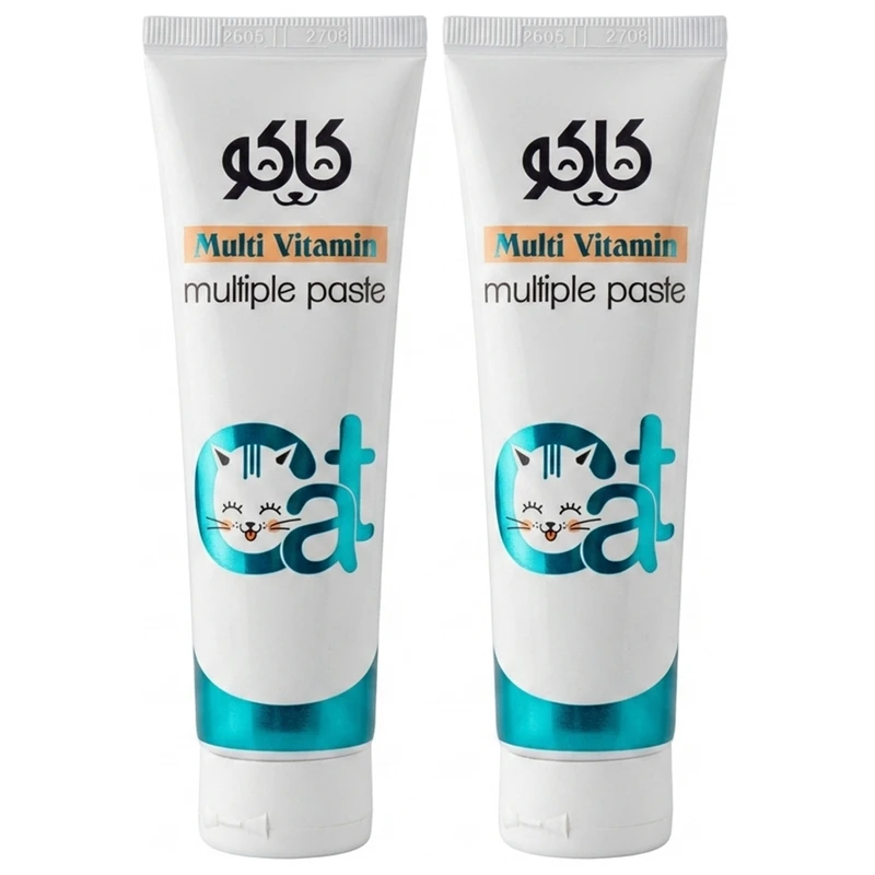 خمیر مولتی ویتامین گربه کاکو مدل Multiple Paste وزن 100 گرم بسته 2 عددی