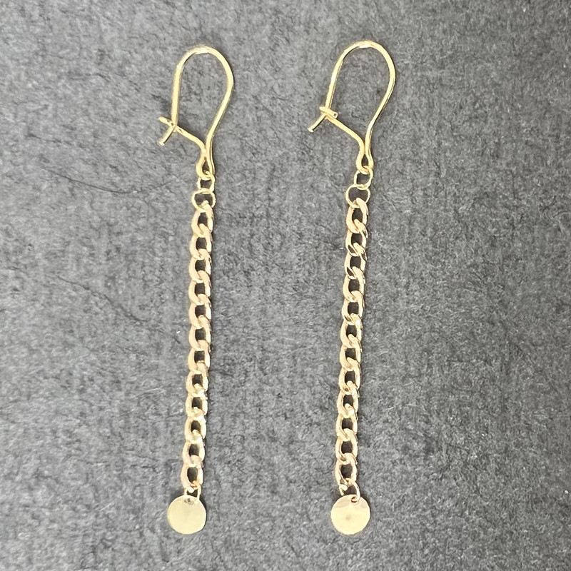 گوشواره طلا 18 عیار زنانه دوست خوب مدل dk586 - 3