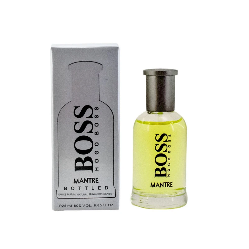 عطر جیبی مردانه مانتره مدل HUGO BOSS BOSS BOTTLED حجم 25 میلی لیتر
