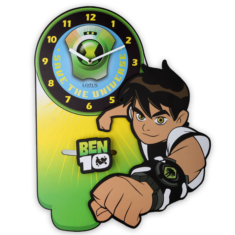 ساعت دیواری کودک لوتوس  مدل BEN10 کد BN-004