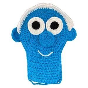 لیف حمام کودک طرح عروسکی مدل Smurf