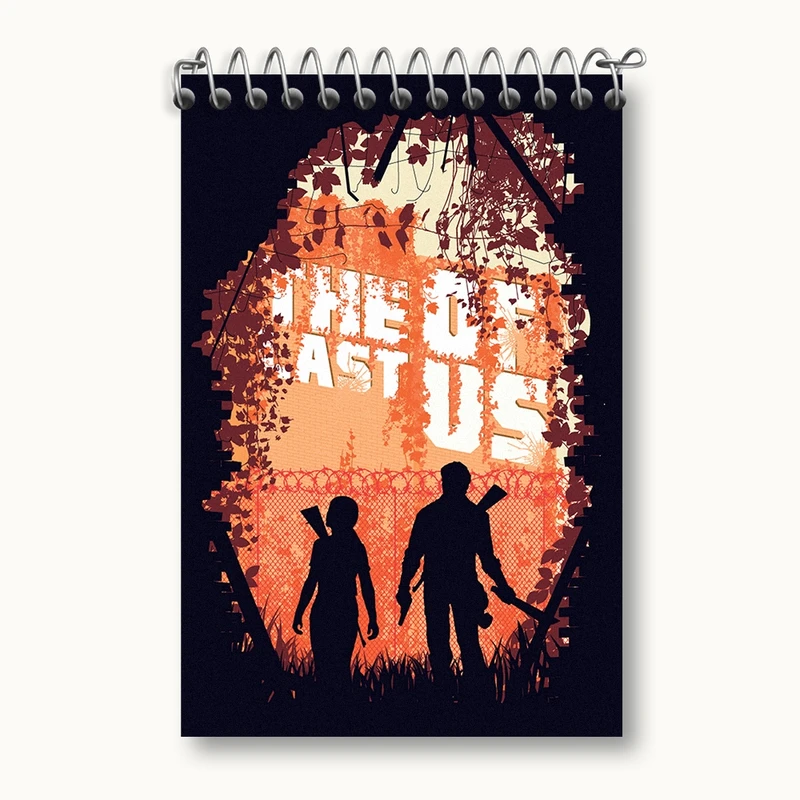 دفتر یادداشت 50 برگ خندالو مدل لست آف آس (The Last Of Us) کد F1683