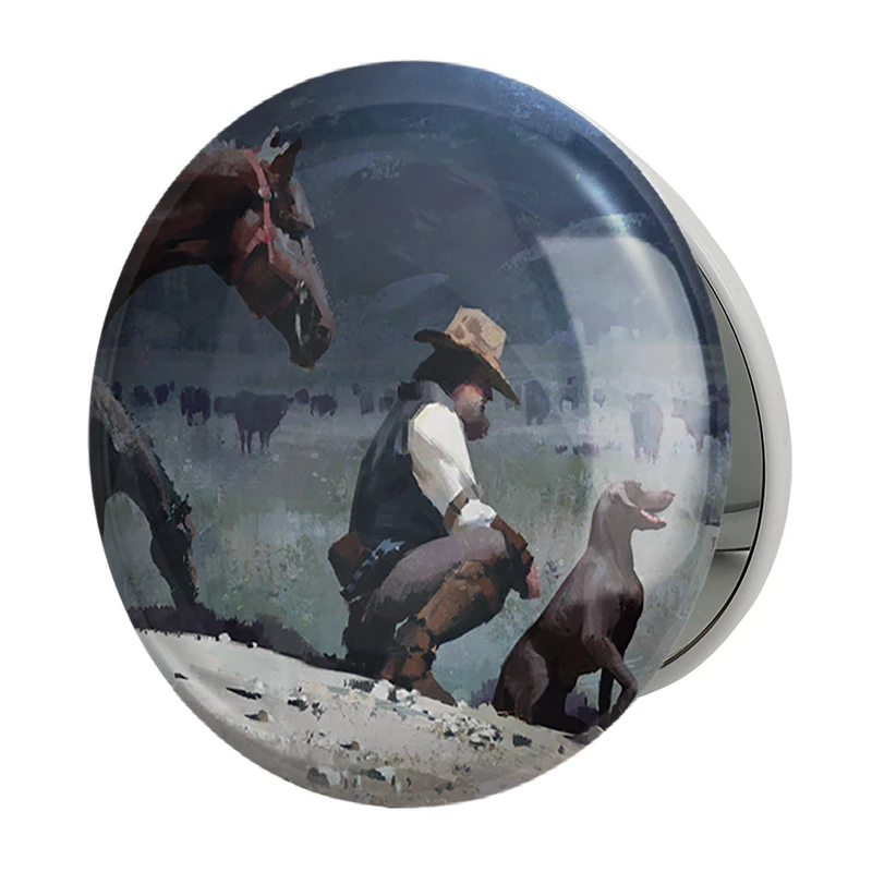 آینه جیبی خندالو طرح بازی آخرین بازمانده از ما (The Last Of Us) مدل تاشو کد 31717