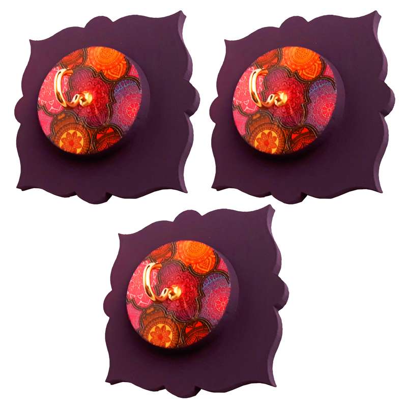 آویز حوله مدل هانا کد AG35 بسته 3 عددی