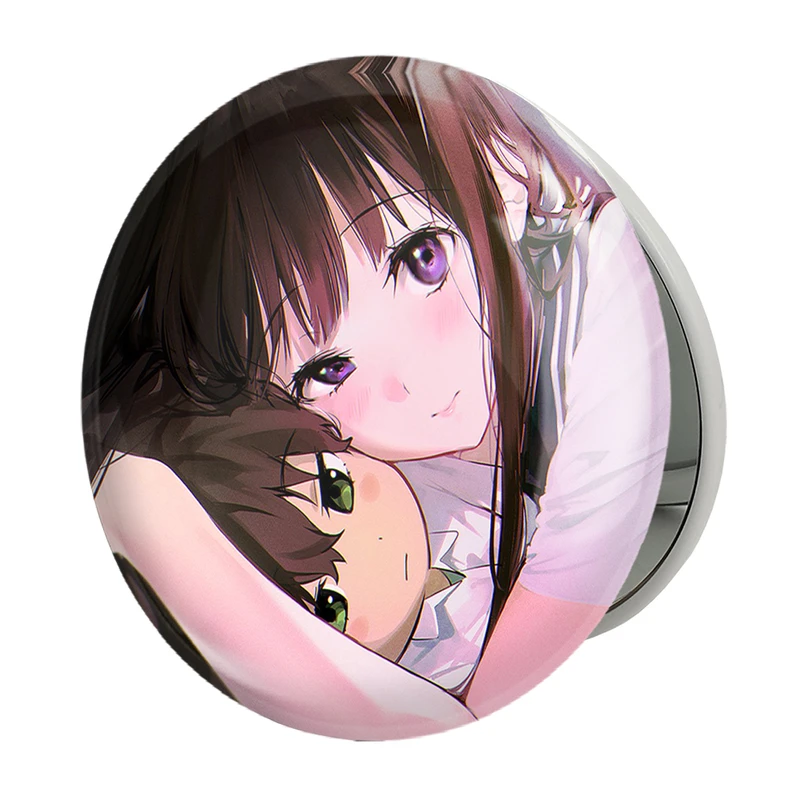 آینه جیبی خندالو طرح چیتاندا انیمه هیوکا Hyouka مدل تاشو کد 17052 