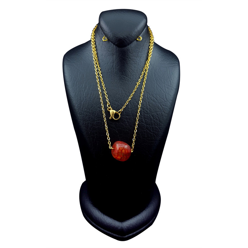 گردنبند دخترانه مدل ماه تولد کد 11