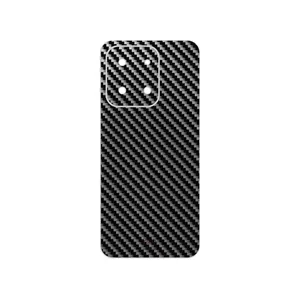 MAHOOT Glossy-Silver-Fiber Cover Sticker for Xiaomi Poco C85