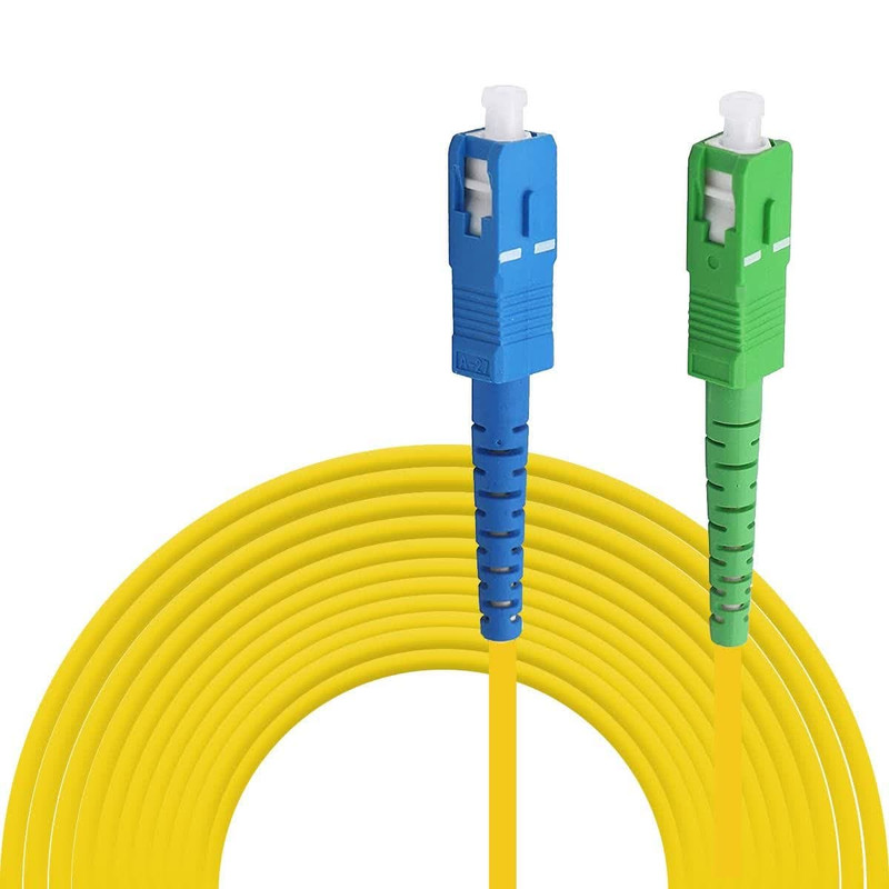 پچ کورد فیبر نوری مدل SC/APC-SC/UPC-SM-SX-3.0mm بسته 10عددی